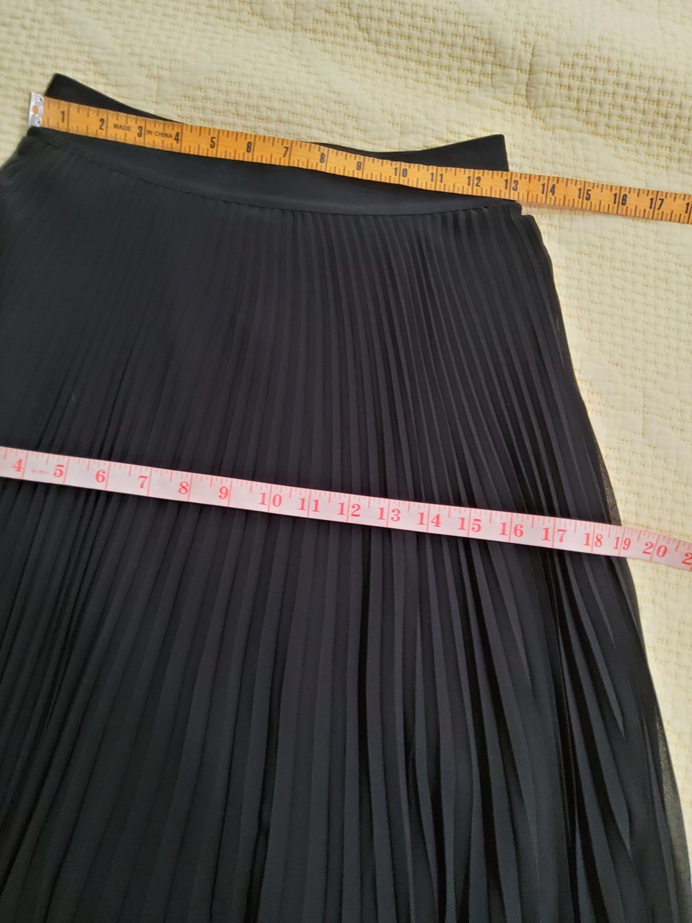 Wilfred Black Pleated Midi Skirt Size 4 - Picture 12 of 14